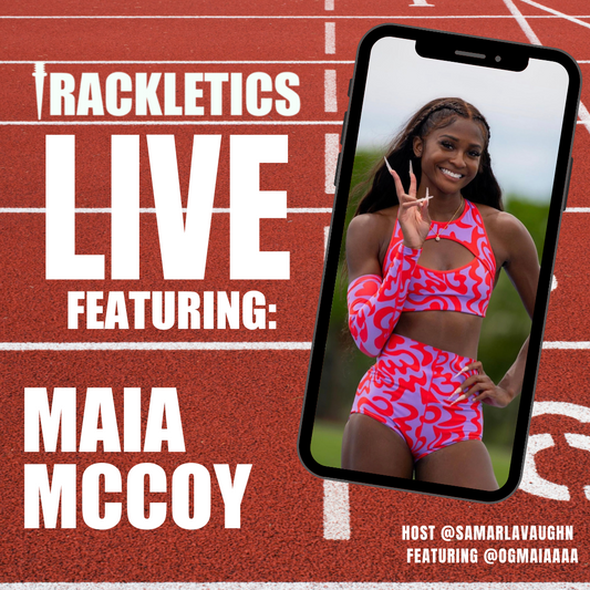 Trackletics Live #21 “Creating your own Lane” Featuring Maia McCoy