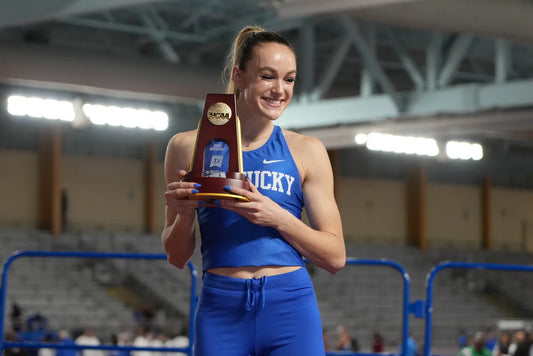 Abby Steiner tied the NCAA Championships 200-meter record with a qualifying time of 22.05Q