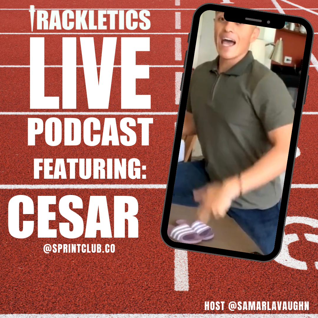 Trackletics Live Episode #08 “How to Sprint faster” Featuring Cesar