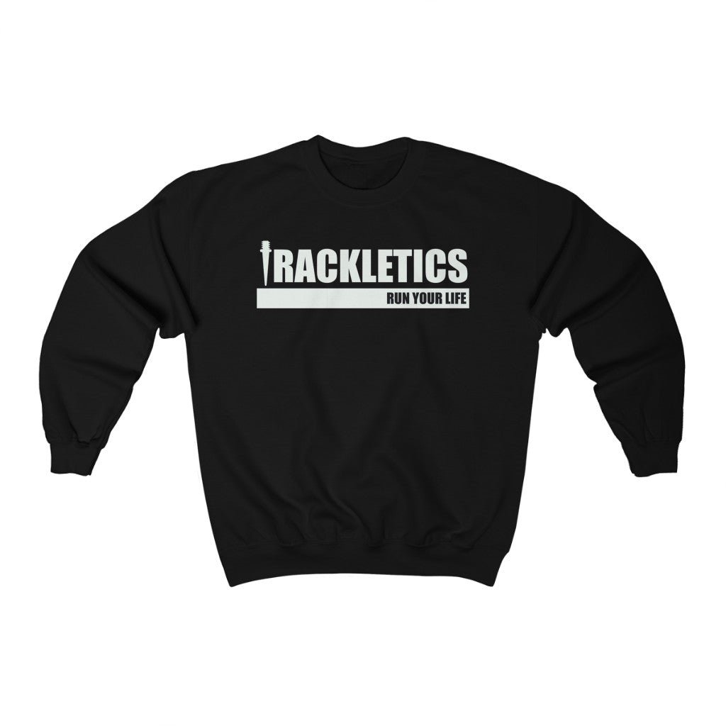Brand “Run Your Life” Crewneck Sweatshirt